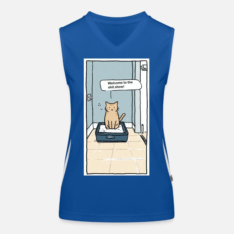 Humour de circonstance de litière Débardeur respirant contrasté Femme