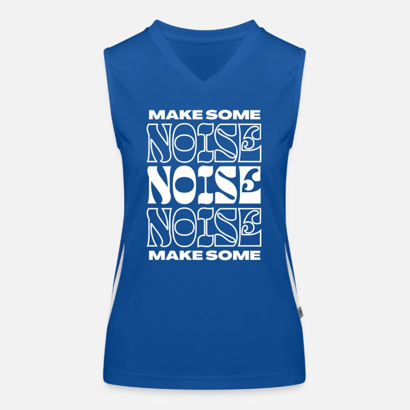 Make Some Noise Women's Functional Contrast Tank Top