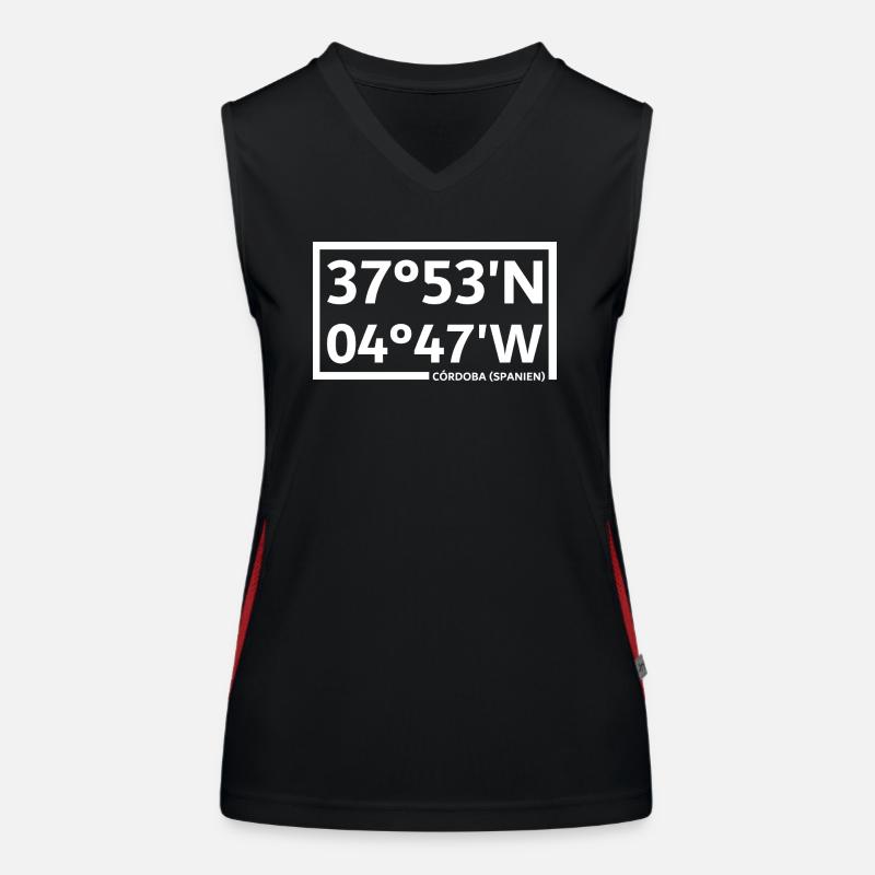 Córdoba (Spain) coordinates Women's Functional Contrast Tank Top