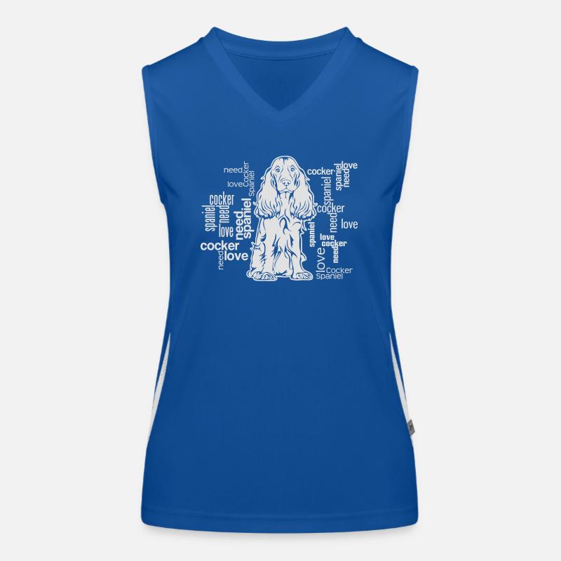 COCKER AMOUR Débardeur respirant contrasté Femme