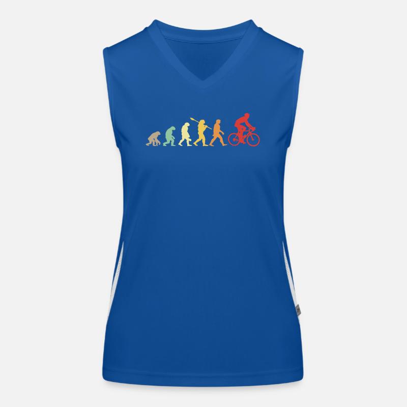 Évolution Darwin pour les Cyclistes 🚴‍♀️ Débardeur respirant contrasté Femme