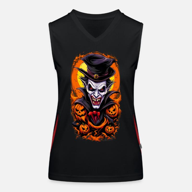Vampire Débardeur respirant contrasté Femme