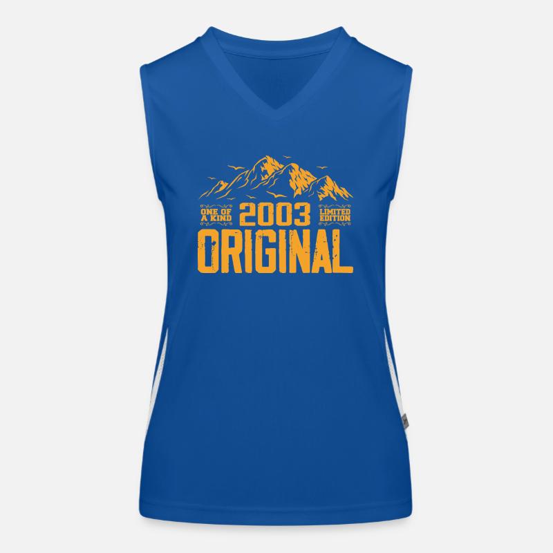 Vintage 2003 Geburtstagsgeschenk - Retro 2003 Funktionelles Kontrast-Tank Top für Frauen