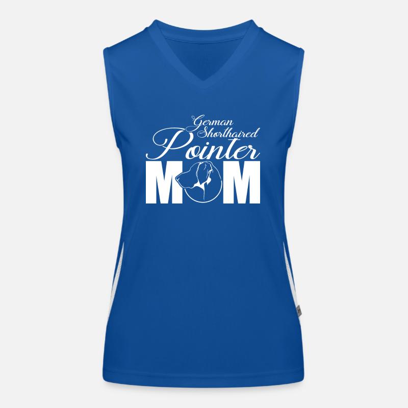 German Shorthaired Pointer Profil Mom Wilsigns Funktionelles Kontrast-Tank Top für Frauen