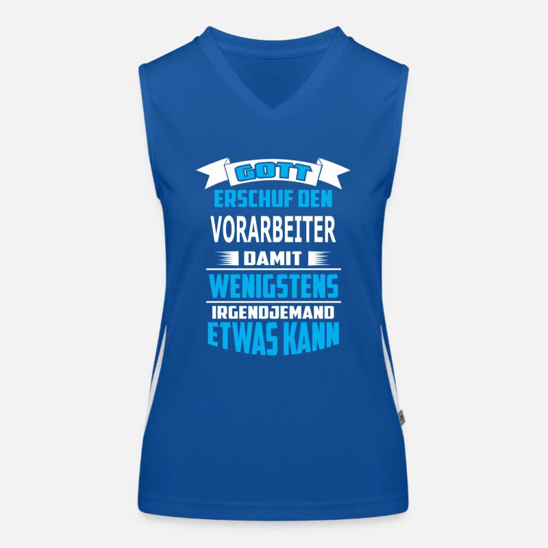 VORARBEITER Funktionelles Kontrast-Tank Top für Frauen