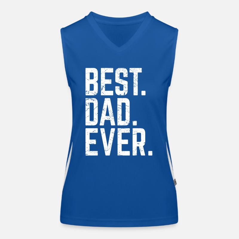 Best Dad Ever Funktionelles Kontrast-Tank Top für Frauen