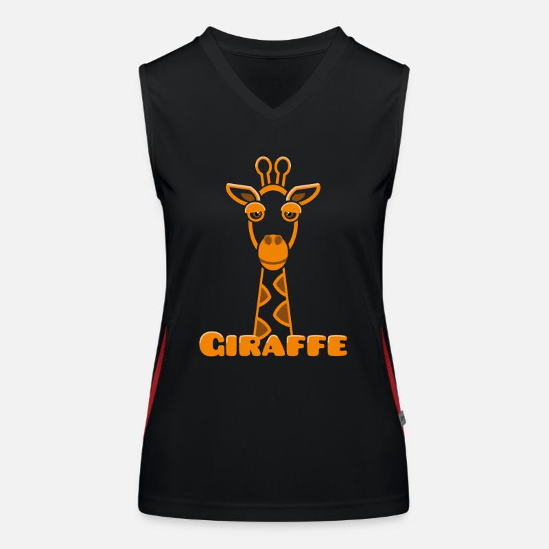 girafe Débardeur respirant contrasté Femme