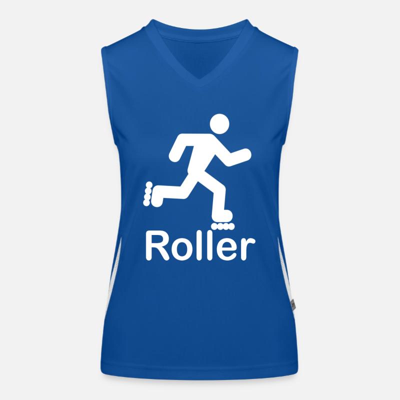 Design pour les fans de roller Débardeur respirant contrasté Femme