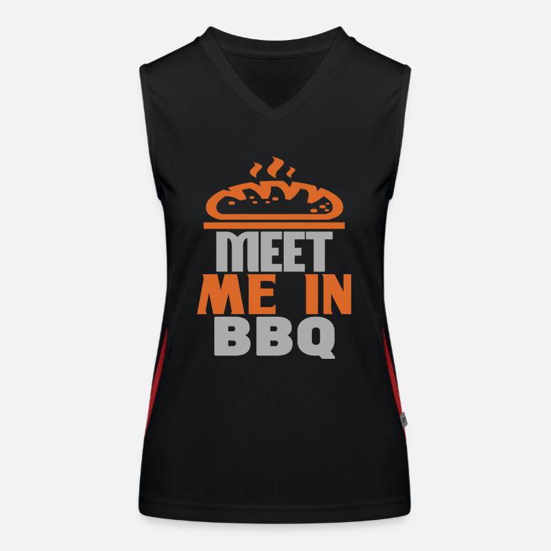 RENCONTREZ-MOI EN BARBECUE Débardeur respirant contrasté Femme