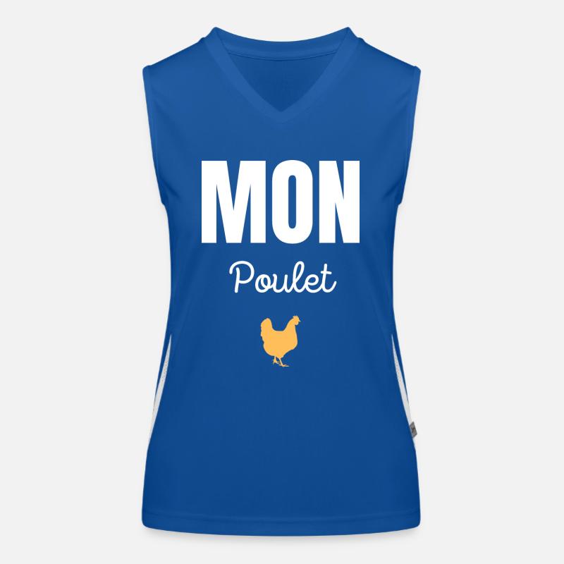 mon poulet Débardeur respirant contrasté Femme