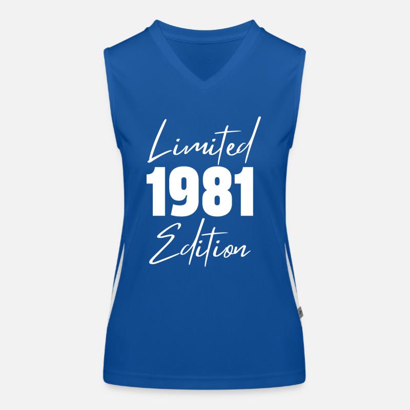 1981 Édition limitée Débardeur respirant contrasté Femme