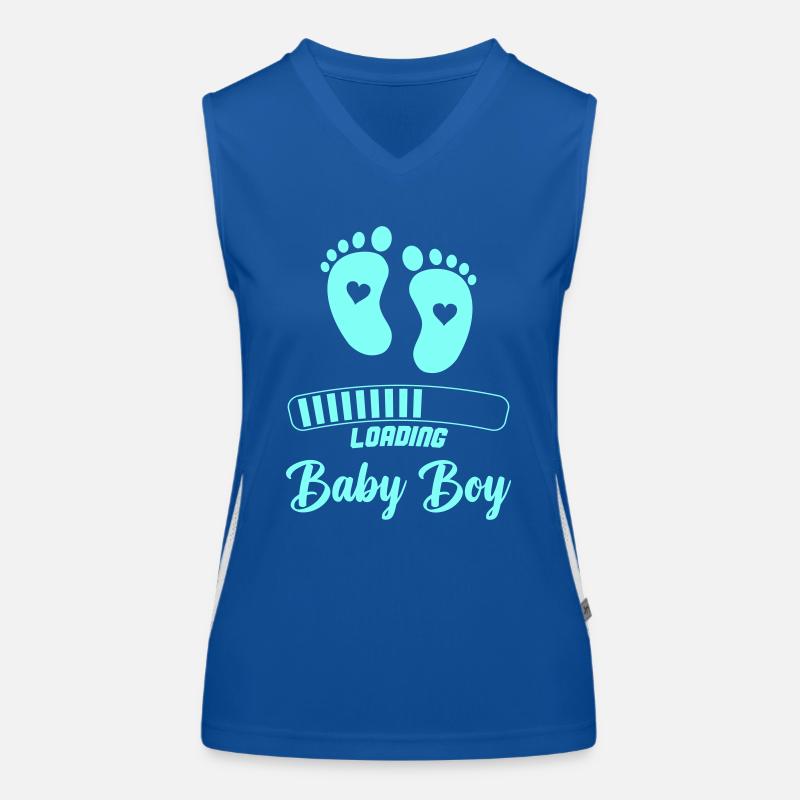 loading baby boy Funktionelles Kontrast-Tank Top für Frauen