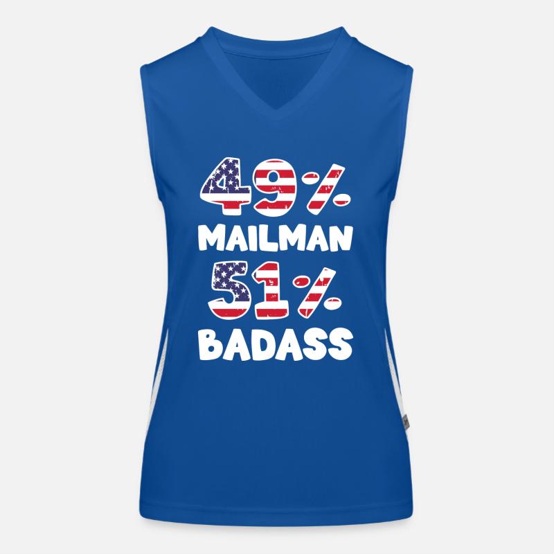 Post Briefzusteller Pakete Funktionelles Kontrast-Tank Top für Frauen