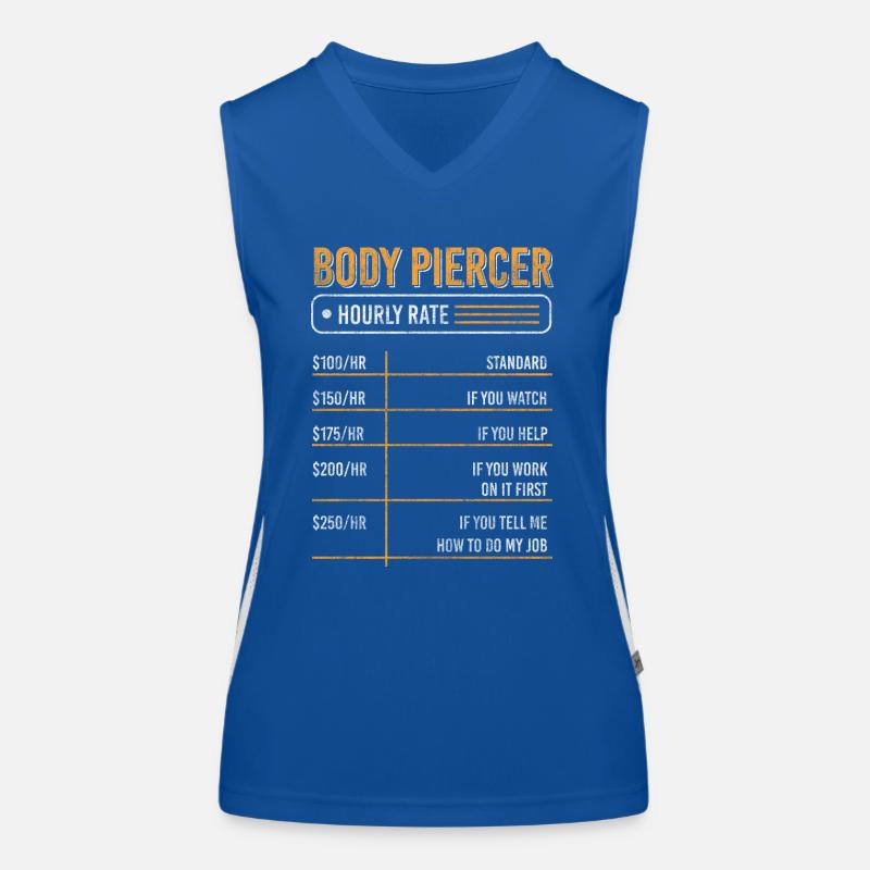 Piercing needle Women's Functional Contrast Tank Top