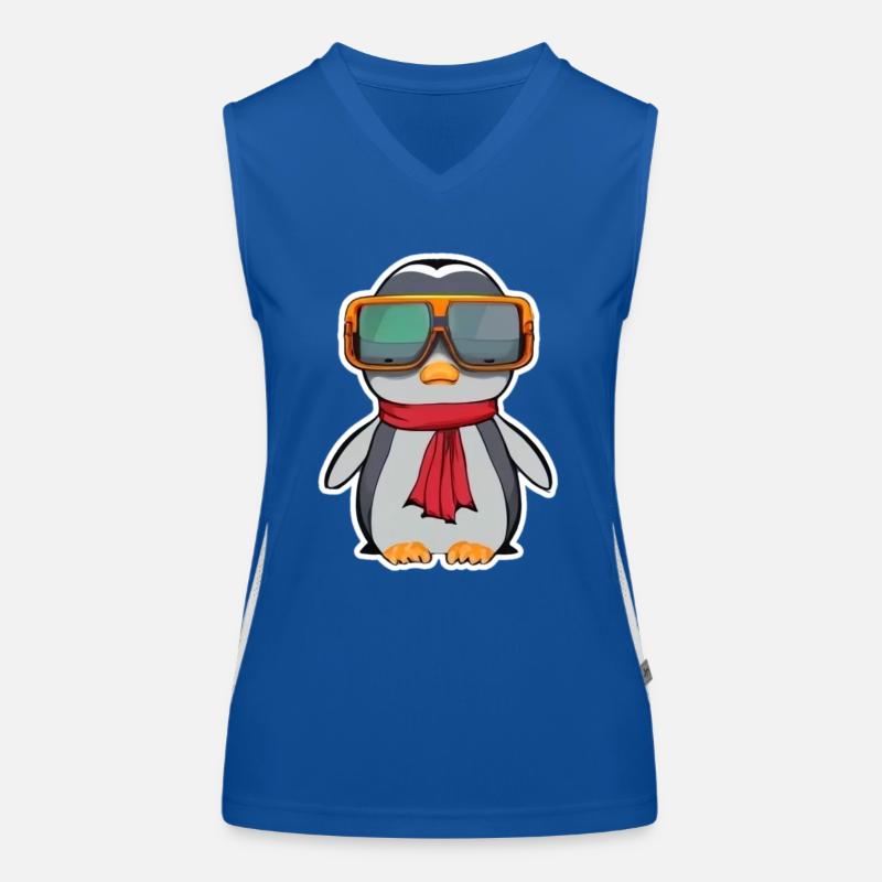 Mignon Petit Pingouin Débardeur respirant contrasté Femme