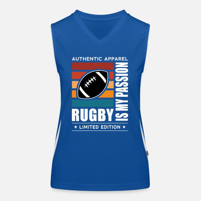 Rugby Débardeur respirant contrasté Femme