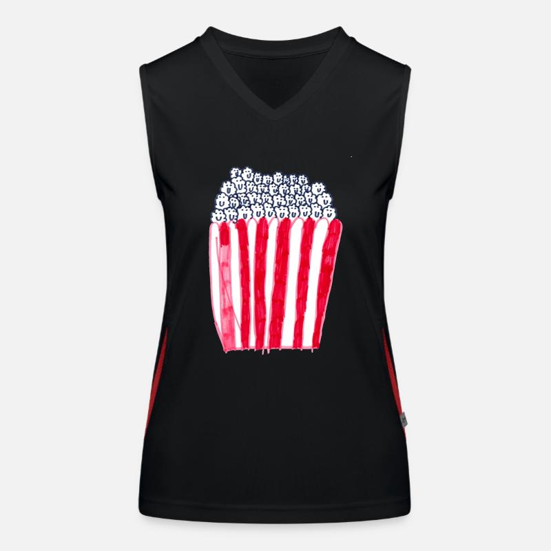 Pop-corn Débardeur respirant contrasté Femme