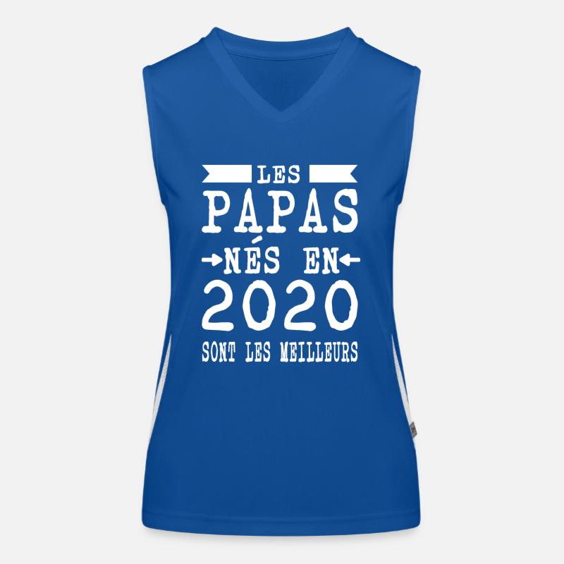 Dads born in 2020 are better Women's Functional Contrast Tank Top