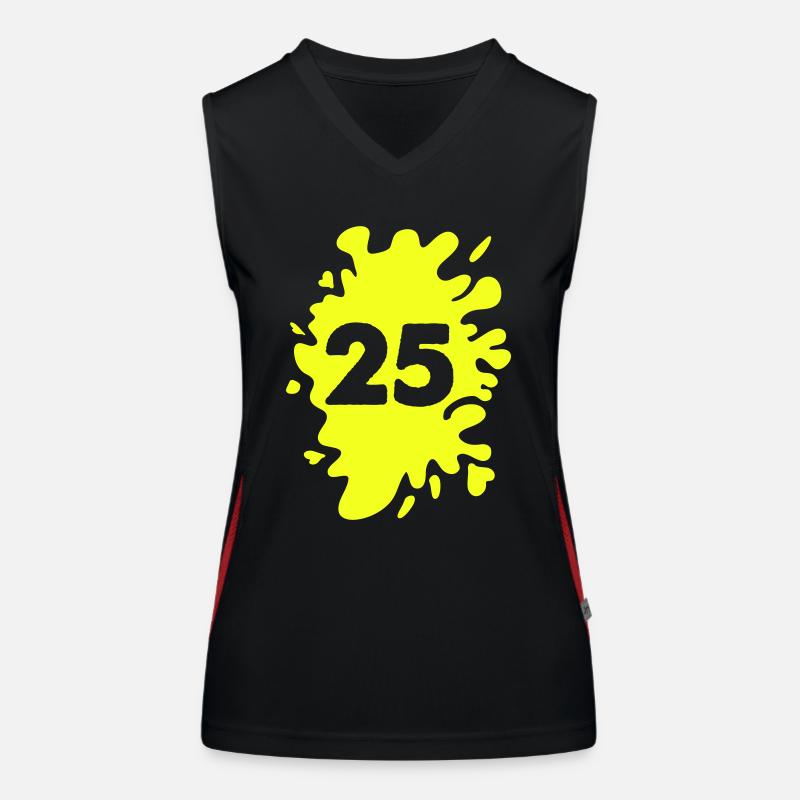 Blobs 25 Women's Functional Contrast Tank Top
