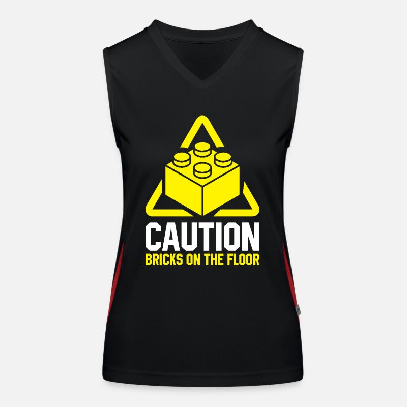 Brick Builder Brick Building Master Builder Women's Functional Contrast Tank Top