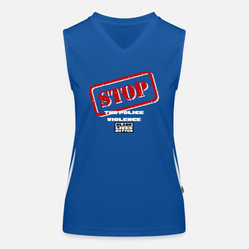 BLM 2 Funktionelles Kontrast-Tank Top für Frauen