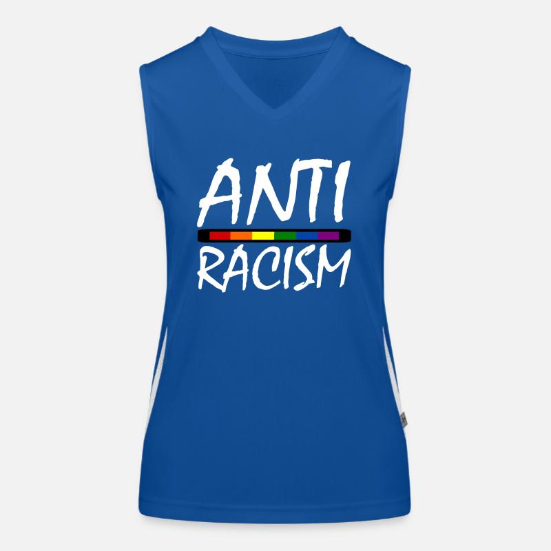 ANTIRASSISMUS Funktionelles Kontrast-Tank Top für Frauen