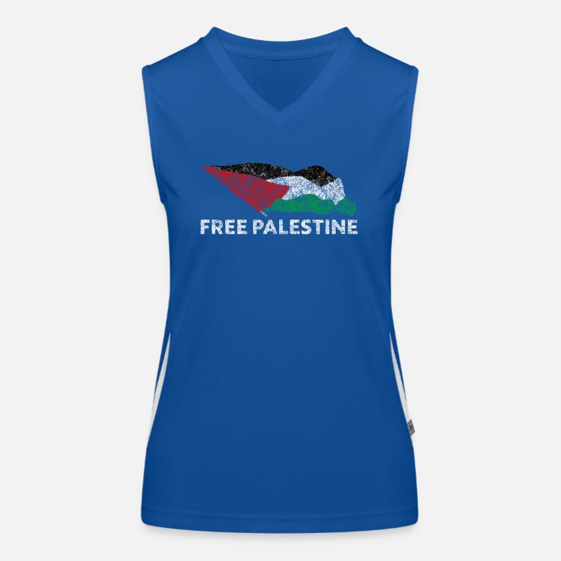 Palestine libre Débardeur respirant contrasté Femme