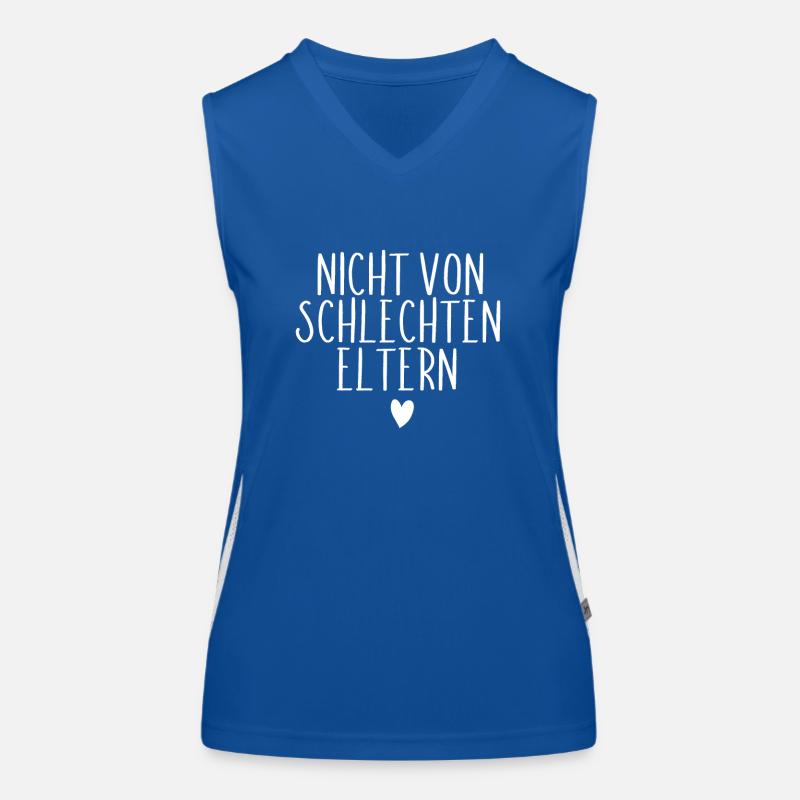 Nicht von schlechten Eltern Kinder Vatertag Mutter Funktionelles Kontrast-Tank Top für Frauen