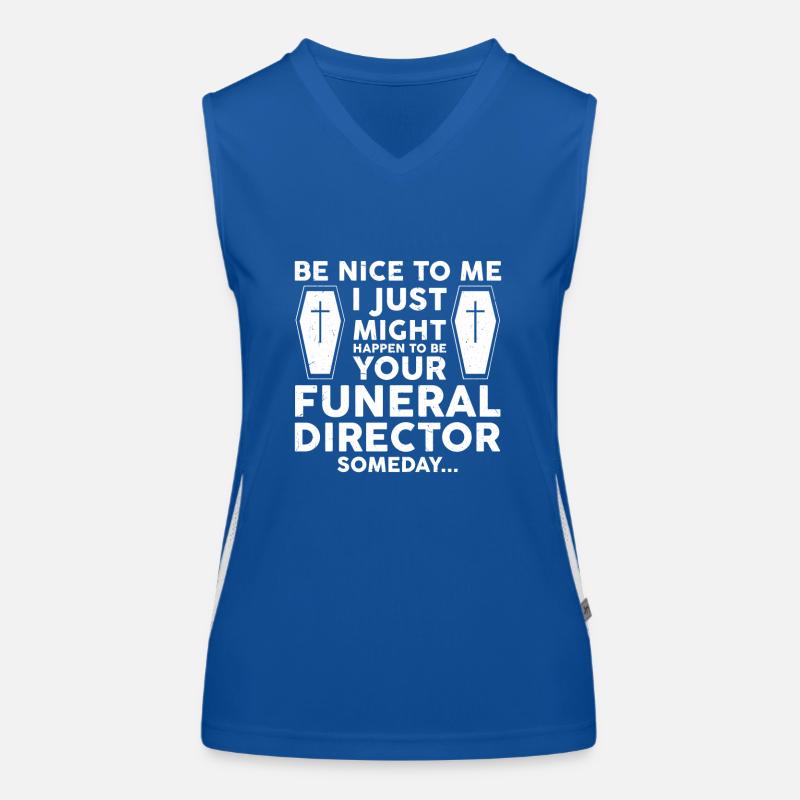 Undertaker funeral morgue Undertaker Women's Functional Contrast Tank Top