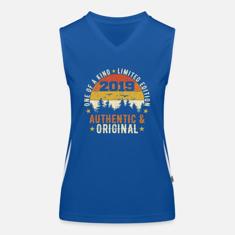 Original 2019 Geburtstagsgeschenk 2019 authentisch Funktionelles Kontrast-Tank Top für Frauen