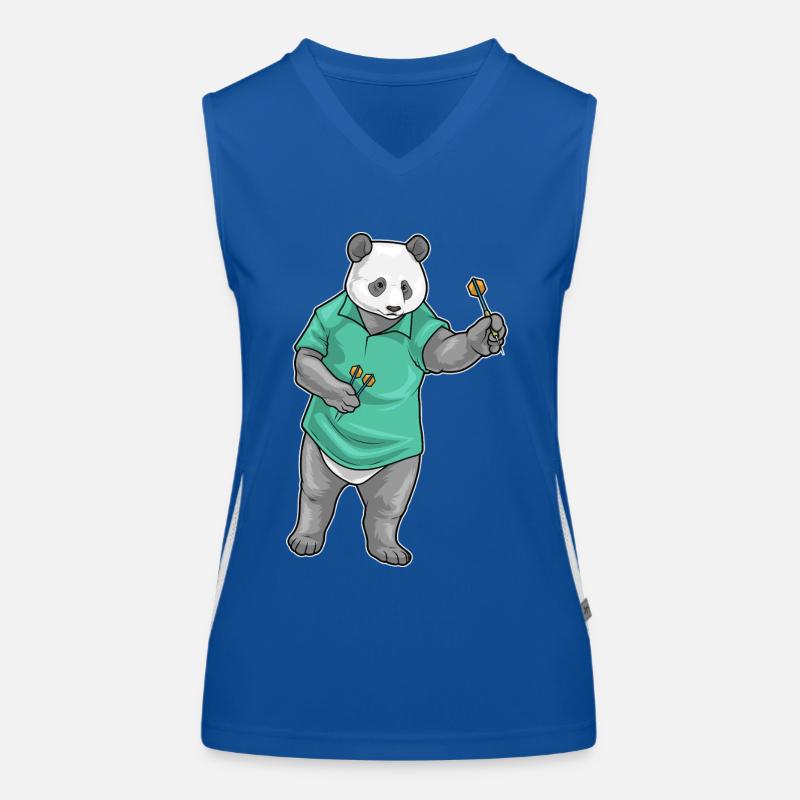 Panda Dart Dartpfeil Débardeur respirant contrasté Femme