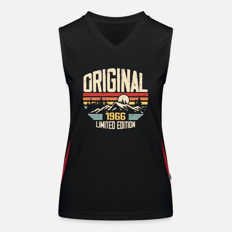 Nostalgic 1966 Birthday Gift 1966 Women's Functional Contrast Tank Top