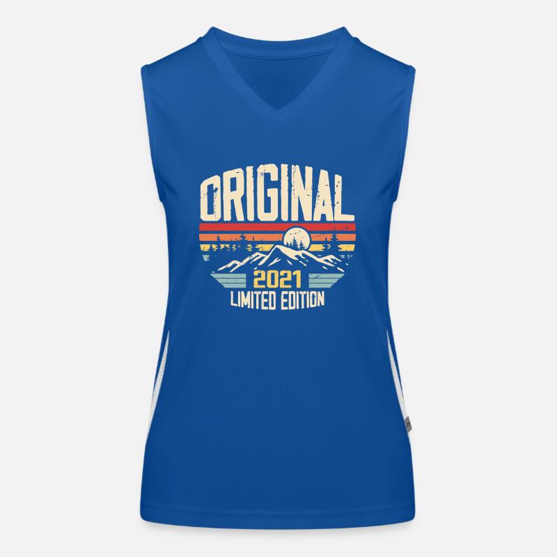 Nostalgisches Geburtstagsgeschenk 2021 2021 Funktionelles Kontrast-Tank Top für Frauen