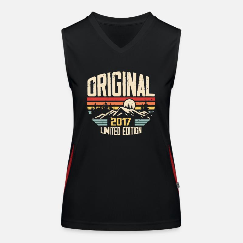 Nostalgic 2017 Birthday Gift 2017 Women's Functional Contrast Tank Top