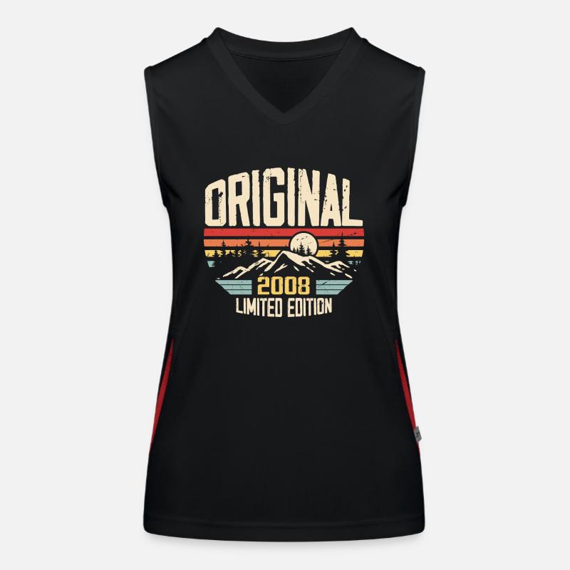 Nostalgic 2008 Birthday Gift 2008 Women's Functional Contrast Tank Top
