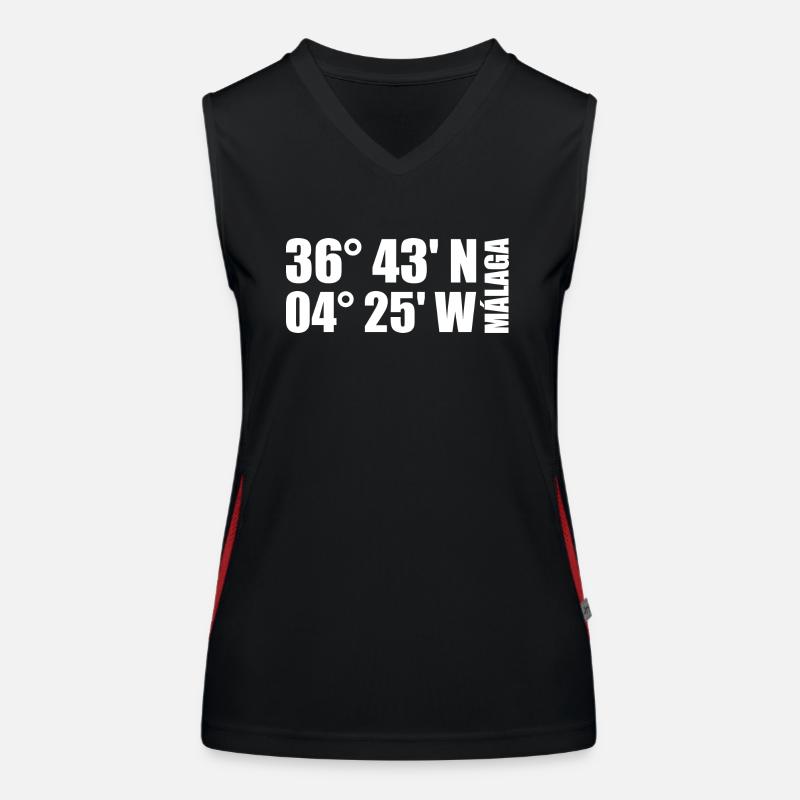 Malaga Coordinates Women's Functional Contrast Tank Top