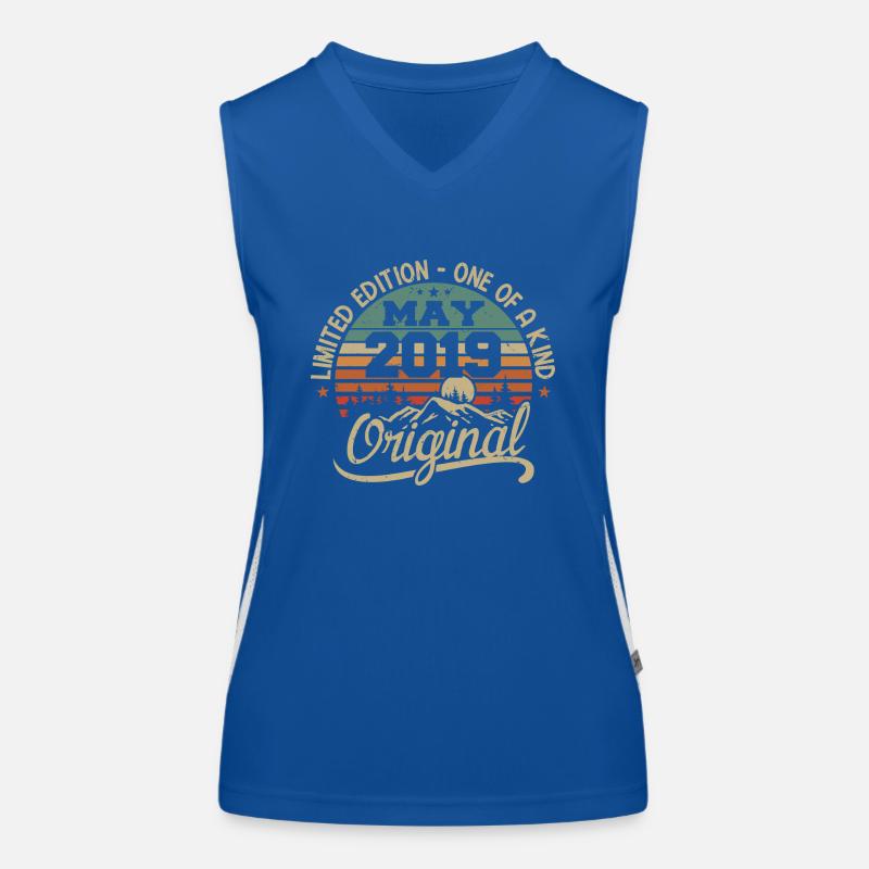 May 2019 Birthday May 2019 Gift 2019 May Women's Functional Contrast Tank Top