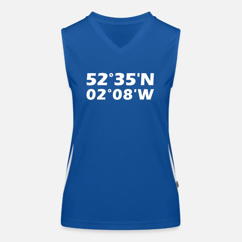 Wolverhampton Koordinaten Funktionelles Kontrast-Tank Top für Frauen