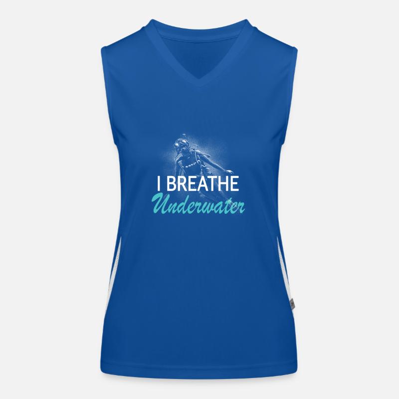 I underwater Women's Functional Contrast Tank Top