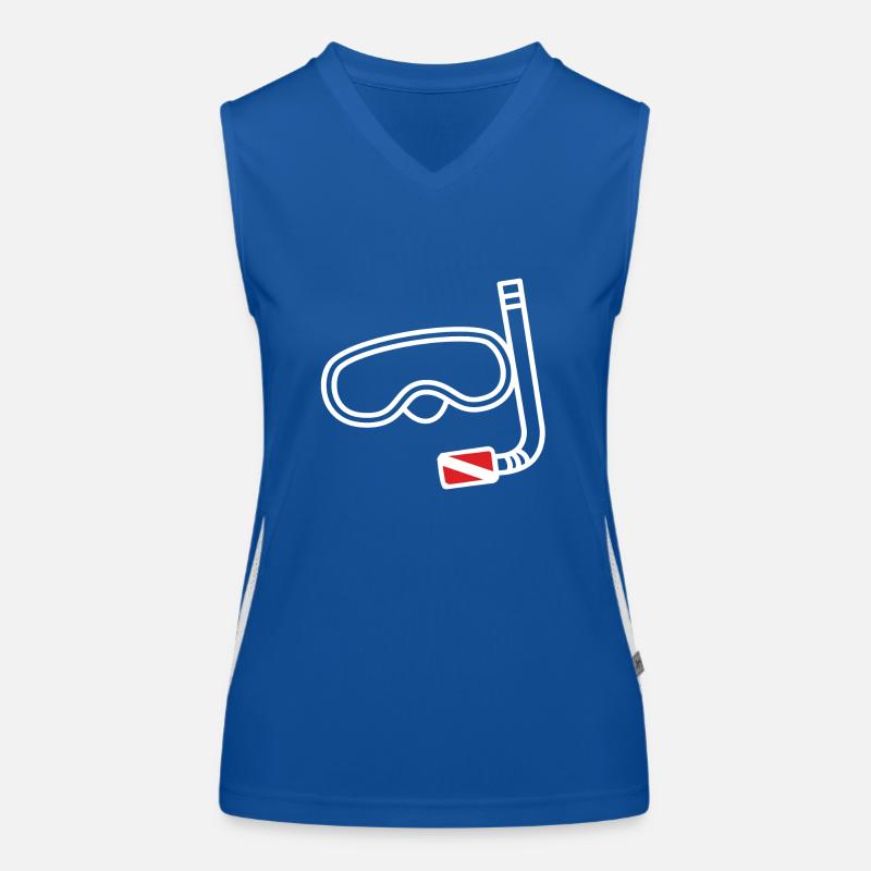 Scuba Diving Equipment and flagg Women's Functional Contrast Tank Top