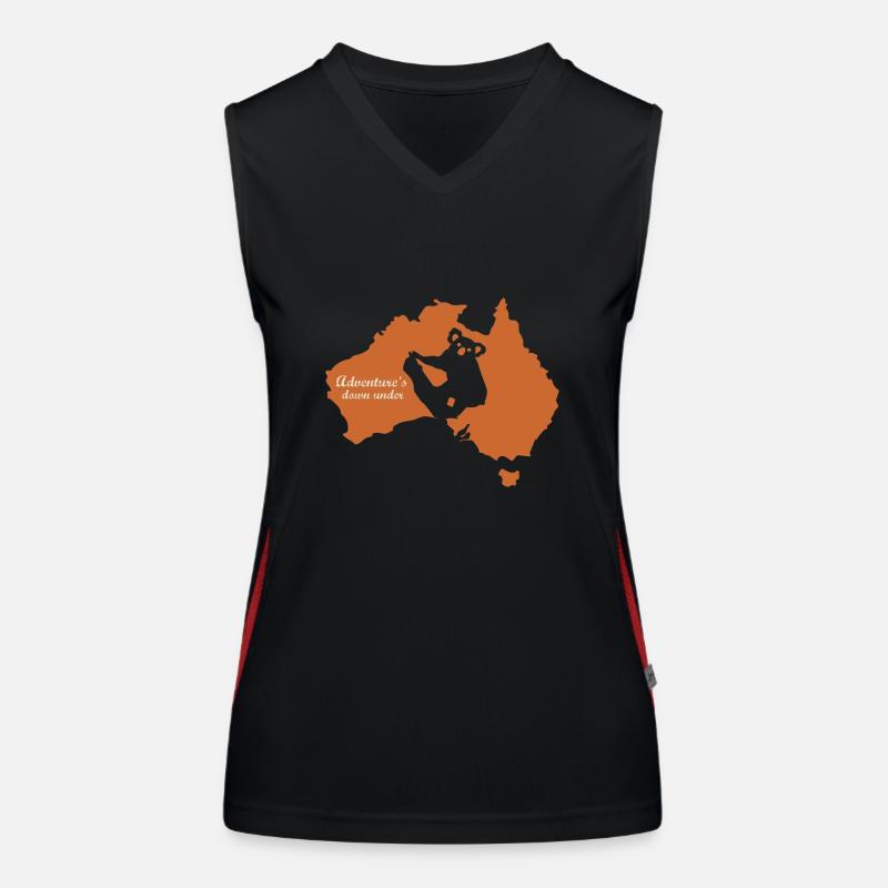 Adventures down under Women's Functional Contrast Tank Top