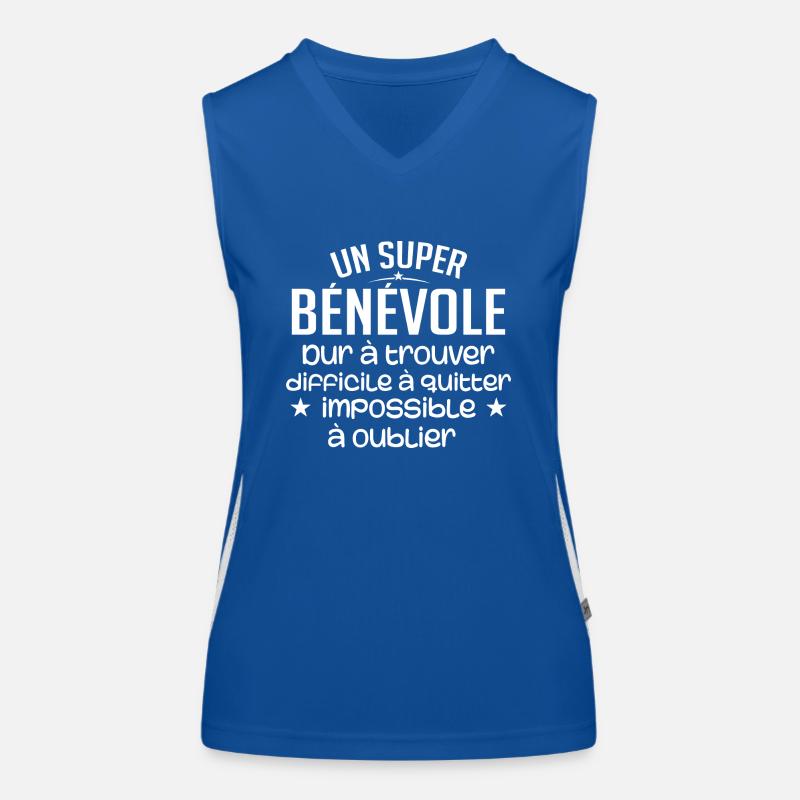 Un Super Bénévole Débardeur respirant contrasté Femme