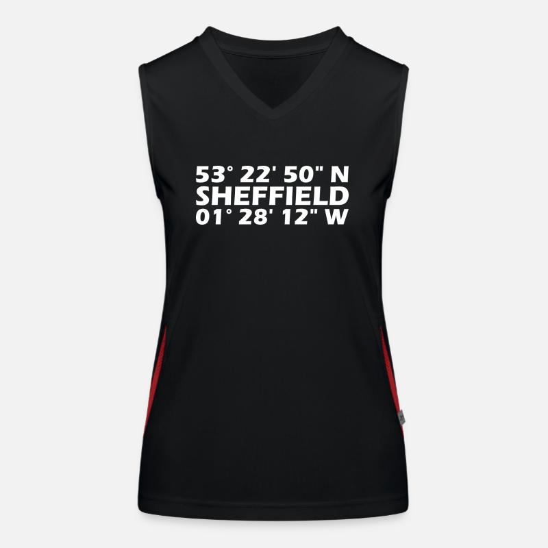 Sheffield Koordinaten Funktionelles Kontrast-Tank Top für Frauen