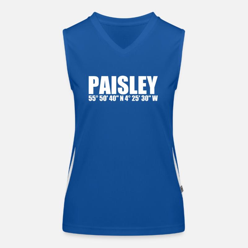 Paisley coordinates Women's Functional Contrast Tank Top