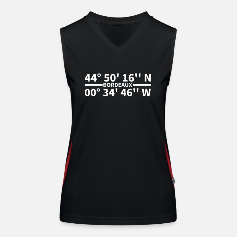Bordeaux coordinates Women's Functional Contrast Tank Top