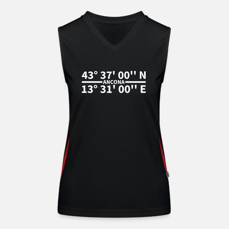 Ancona coordinates Women's Functional Contrast Tank Top