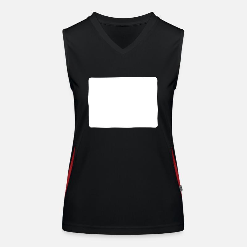 forme rectangle Débardeur respirant contrasté Femme