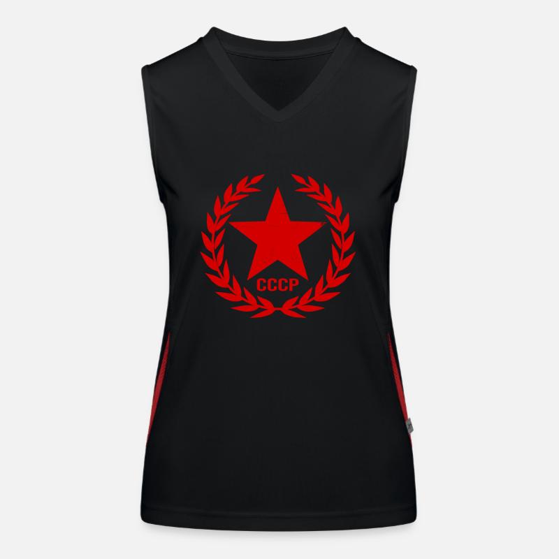 Soviet Union SSSR Soviet Union Women's Functional Contrast Tank Top