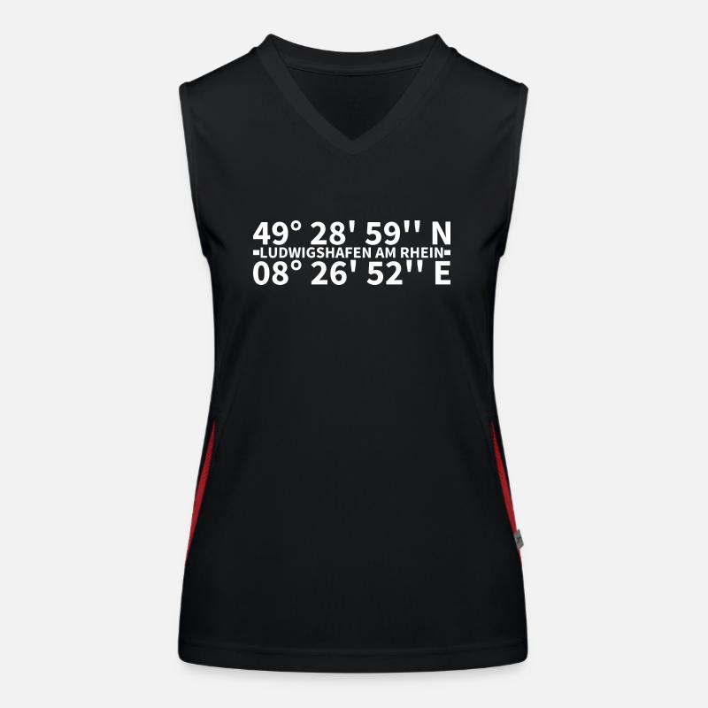 Ludwigshafen am Rhein coordinates Women's Functional Contrast Tank Top