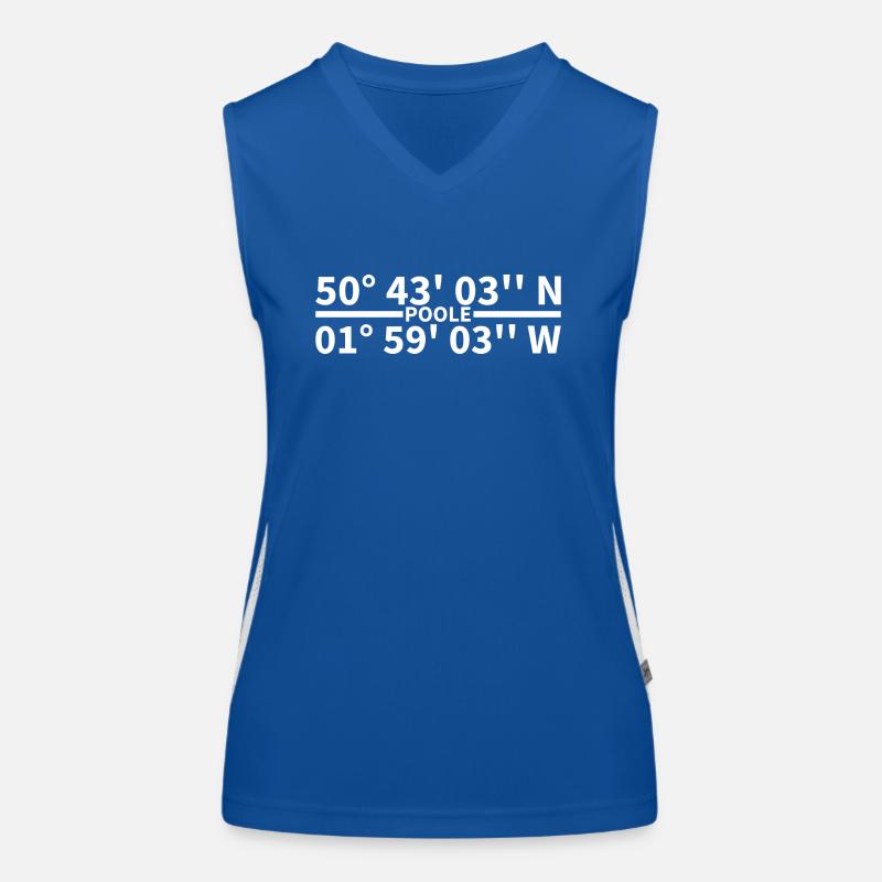 Poole coordinates Women's Functional Contrast Tank Top